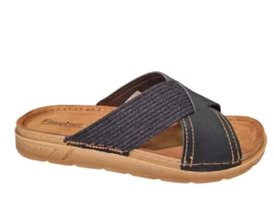 Fischer Fischer Zwarte Heren Slippers