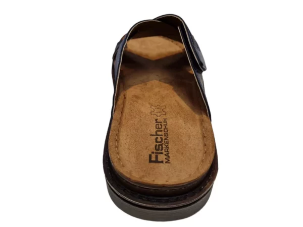 Fischer Fischer Heren Slippers Instapslippers Blauw