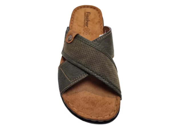 Fischer Fischer 546813 408 Heren Slippers Instapslippers Groen