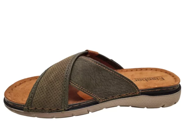 Fischer Fischer 546813 408 Heren Slippers Instapslippers Groen