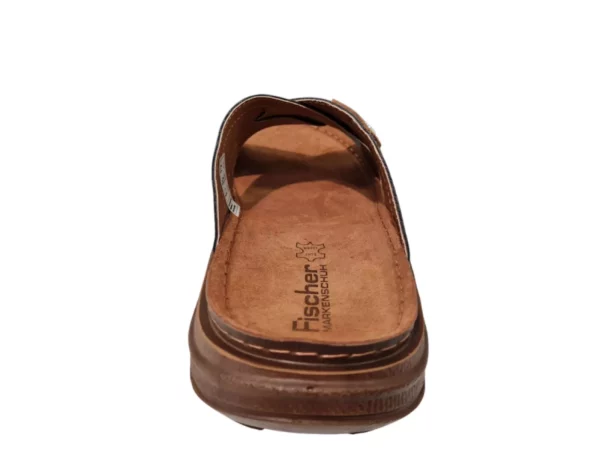 Fischer Fischer Groene Leren Heren Slippers