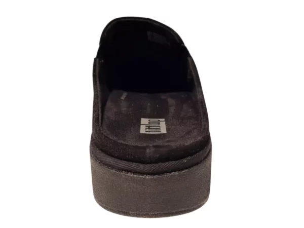 Fit Flop Fit Flop Gen FF Elasticated Zwarte Dames Pantoffels