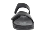 Fit Flop Fit Flop Lulu Leren Zwarte Dames Slippers