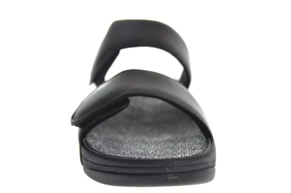 Fit Flop Fit Flop Lulu Leren Zwarte Dames Slippers