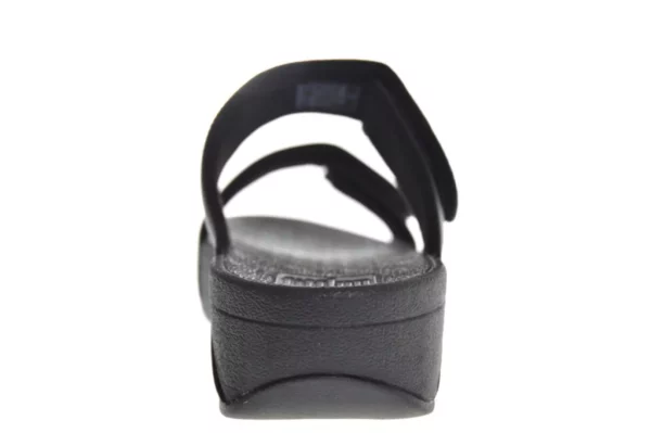 Fit Flop Fit Flop Lulu Leren Zwarte Dames Slippers