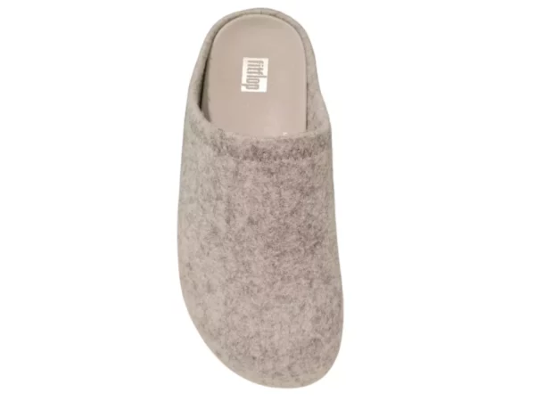 Fit Flop Fit Flop - Mule / Clog tiptoe grey Dames Open Pantoffel Verhoogde Zool Grijs
