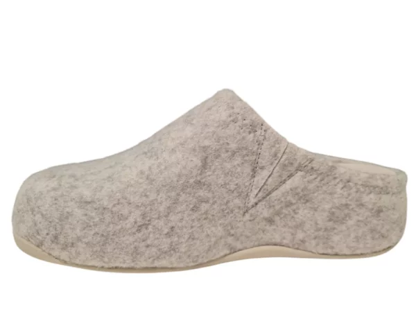 Fit Flop Fit Flop - Mule / Clog tiptoe grey Dames Open Pantoffel Verhoogde Zool Grijs