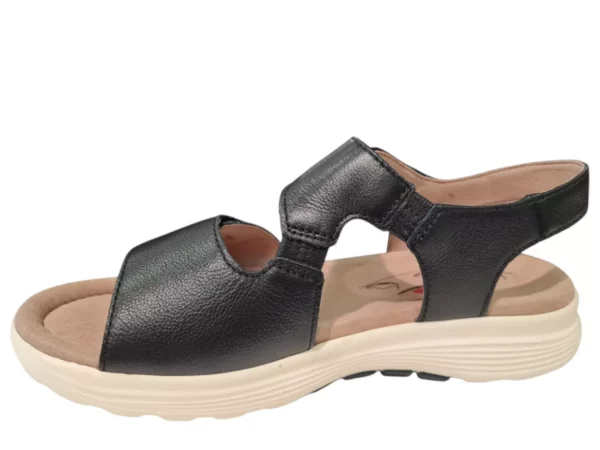 Gabor Gabor Zwarte Leren Dames Sandalen