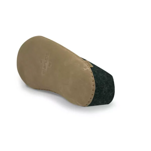 Glerups Glerups Lage Wollen Sloffen Leren Zool Groen