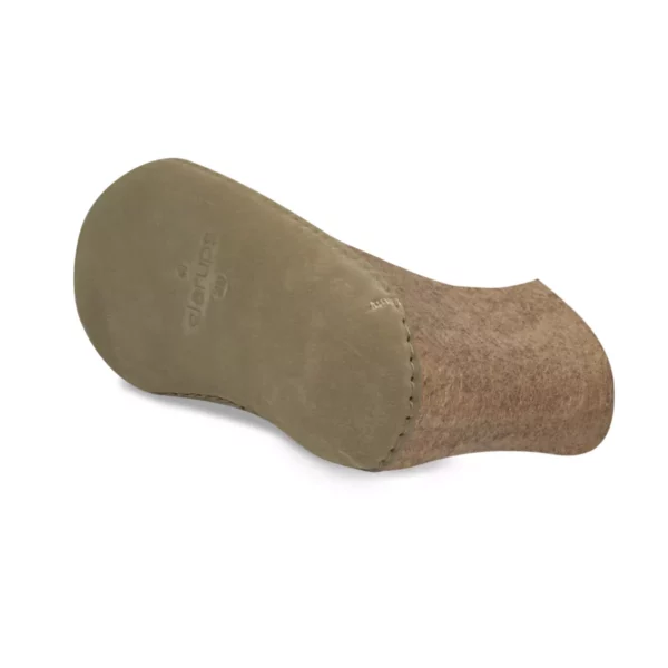 Glerups Glerups Hoge Wollen Sloffen Leren Zool Sand