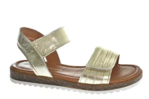Jochie Jochie JF-23724 gold 960 Gouden Meisjes Sandalen Met Klittenbandsluiting