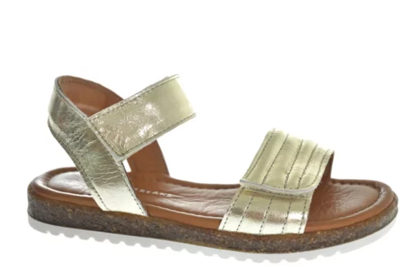 Jochie Jochie JF-23724 gold 960 Gouden Meisjes Sandalen Met Klittenbandsluiting