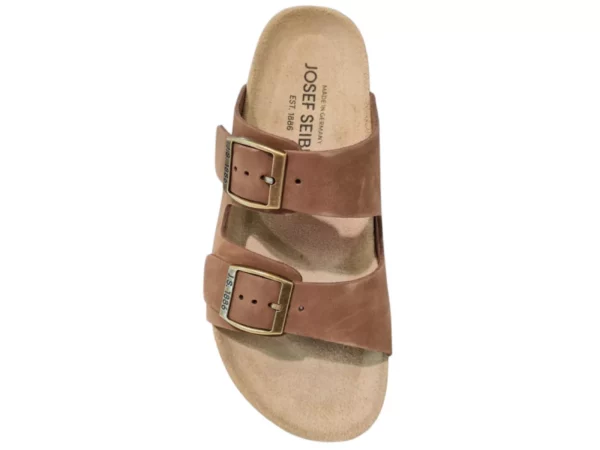 Josef Seibel Josef Seibel Nubuck Bruine Dames Slippers
