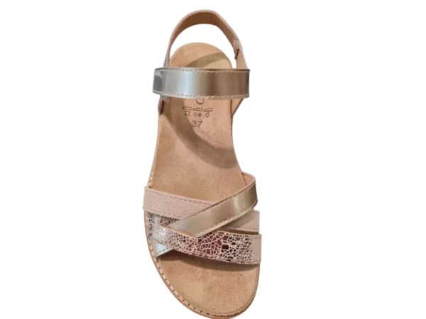 Longo Longo Brons Leren Dames Sandalen