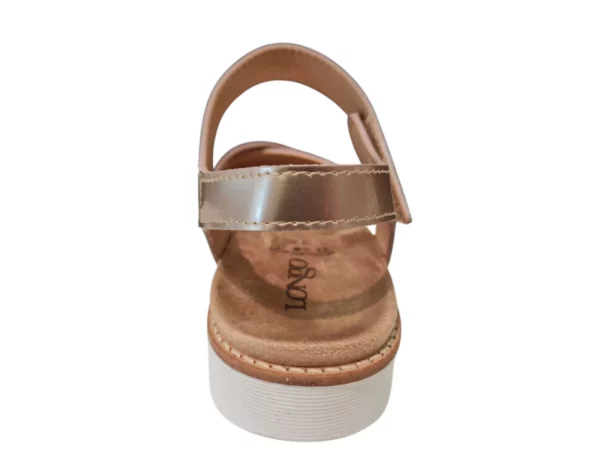 Longo Longo Brons Leren Dames Sandalen
