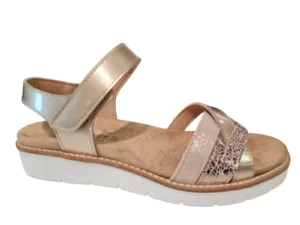 Longo Longo Brons Leren Dames Sandalen