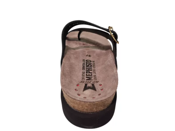 Mephisto Mephisto Helen Mix Leren Dames Slippers Zwart Goud