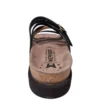 Mephisto Mephisto Huleda Leren Dames Slippers Zwart Goud
