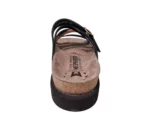 Mephisto Mephisto Huleda Leren Dames Slippers Zwart Goud