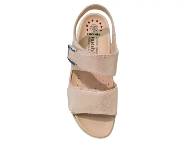Mephisto Mephisto Lalia Artesia Platinum Leren Dames Sandalen