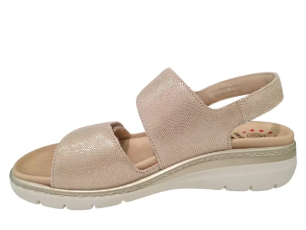 Mephisto Mephisto Lalia Artesia Platinum Leren Dames Sandalen