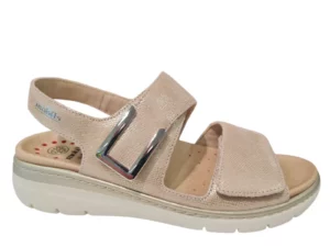 Mephisto Mephisto Lalia Artesia Platinum Leren Dames Sandalen