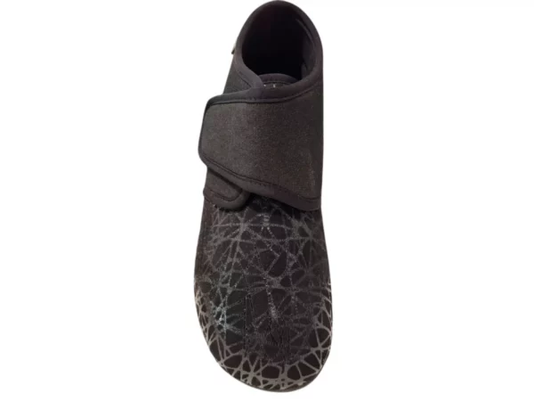 Q Fit Q Fit Geneve 1 Zwarte Gesloten Dames Verbandpantoffels