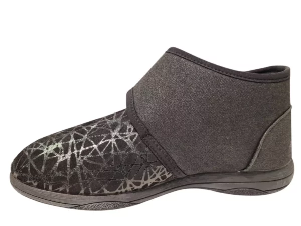 Q Fit Q Fit Geneve 1 Zwarte Gesloten Dames Verbandpantoffels