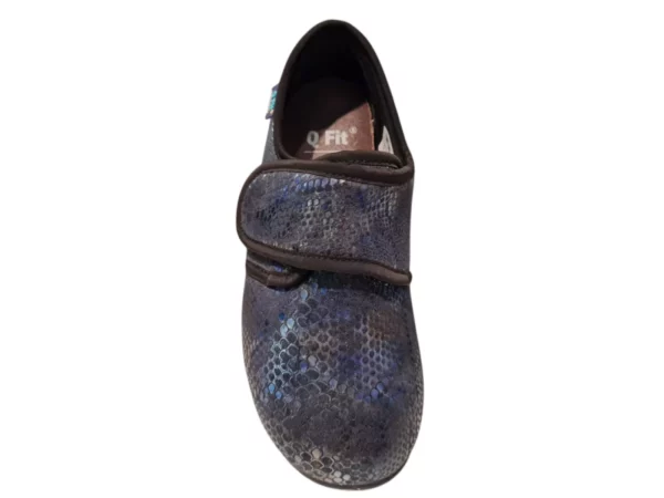 Q Fit Q Fit Geneve 2 Blauwe Verbandpantoffels Dames