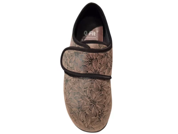 Q Fit Q Fit Geneve 2 Taupe Dames Verbandpantoffels