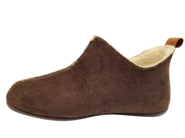 Q Fit Q Fit Madrid Suede Mocca Dames Pantoffels Gesloten