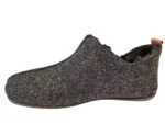 Q Fit Q Fit Pisa Vilt Zwarte Heren Gesloten Pantoffels