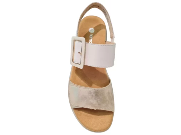 Remonte Remonte Witte Leren Dames Sandalen