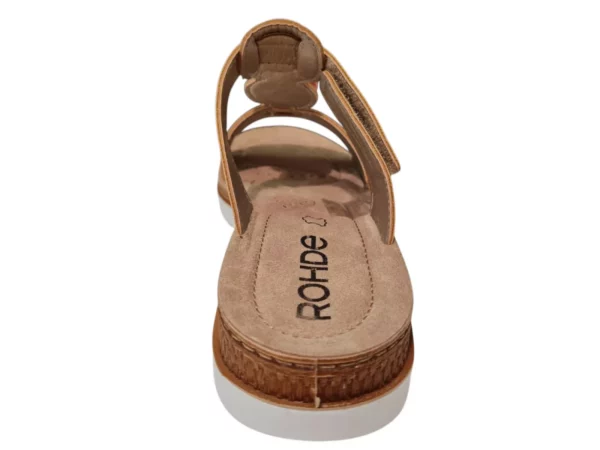 Rohde Rohde Roze Nubuck Dames Slippers
