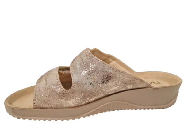 Rohde Rohde Leren Beige Dames Slippers