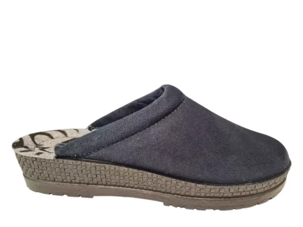 Rohde Rohde Blauwe Dames Pantoffel Open Hiel
