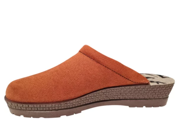Rohde Rohde Bruine Dames Pantoffel Open Hiel