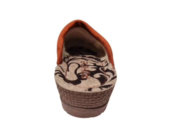 Rohde Rohde Bruine Dames Pantoffel Open Hiel