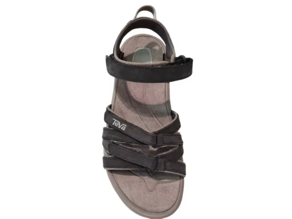 Teva Teva W Tirra Leather Black Dames Sandalen Zwart