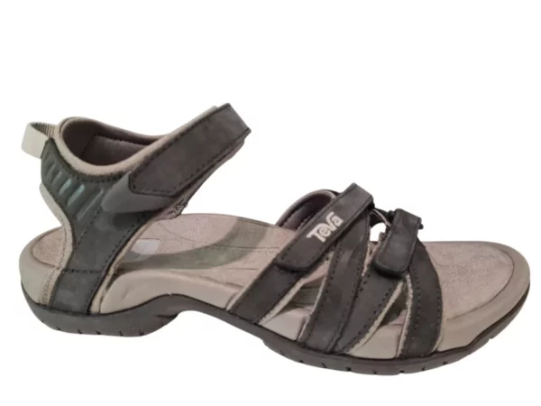 Teva Teva W Tirra Leather Black Dames Sandalen Zwart