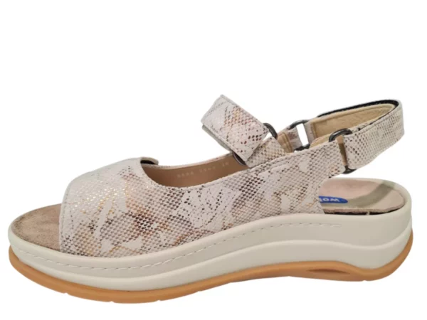 Wolky Wolky Beige Leren Dames Sandalen
