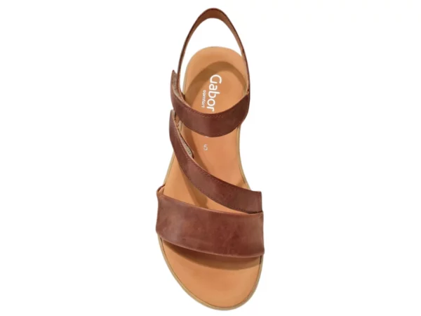 Gabor Gabor Bruine Leren Dames Sandalen