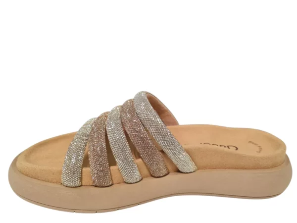 Gabor Gabor Goud met Brons Dames Slippers