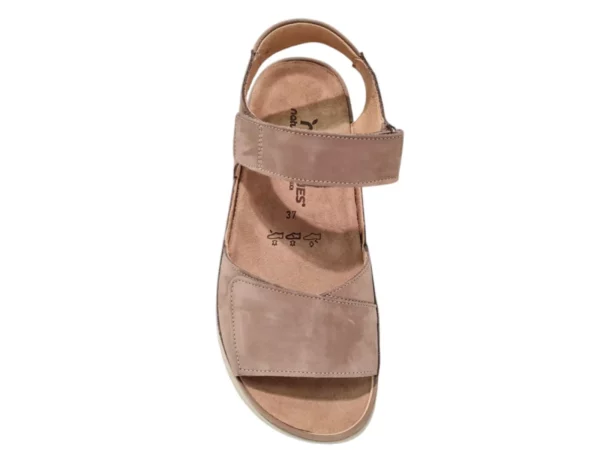 Hartjes Hartjes Nubuck Beige Dames Sandalen