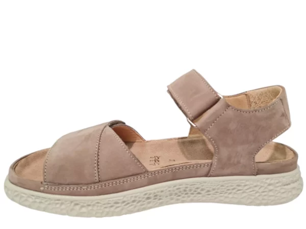Hartjes Hartjes Nubuck Beige Dames Sandalen