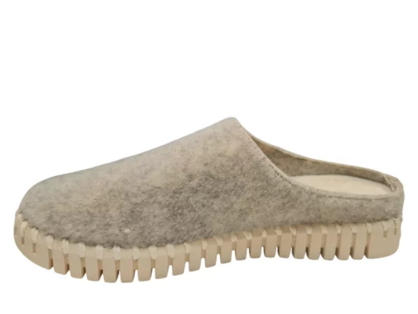 Ilse Jacobsen Ilse Jacobsen Tulip 3090 Pumice Stone 021 Witte Dames Instap Pantoffels