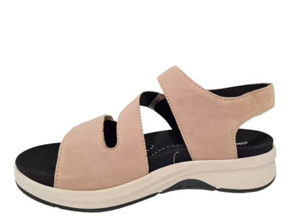 Josef Seibel Josef Seibel Estelle Nubuck Beige Dames Sandalen