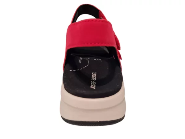 Josef Seibel Josef Seibel Estelle Rode Nubuck Dames Sandalen