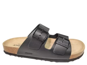 Josef Seibel Josef Seibel Josef Zwarte Nubuck Heren Slippers