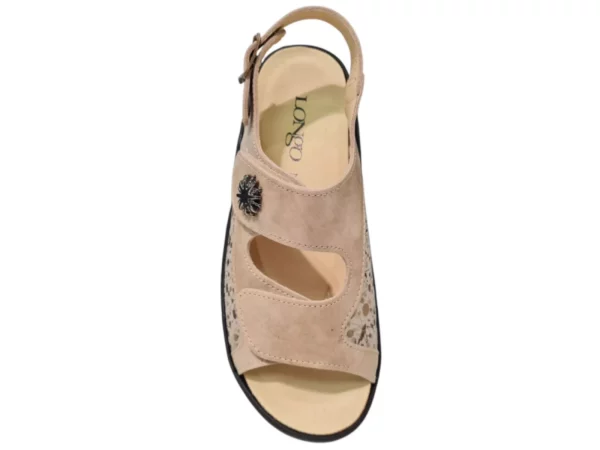 Longo Longo Leren Dames Sandalen